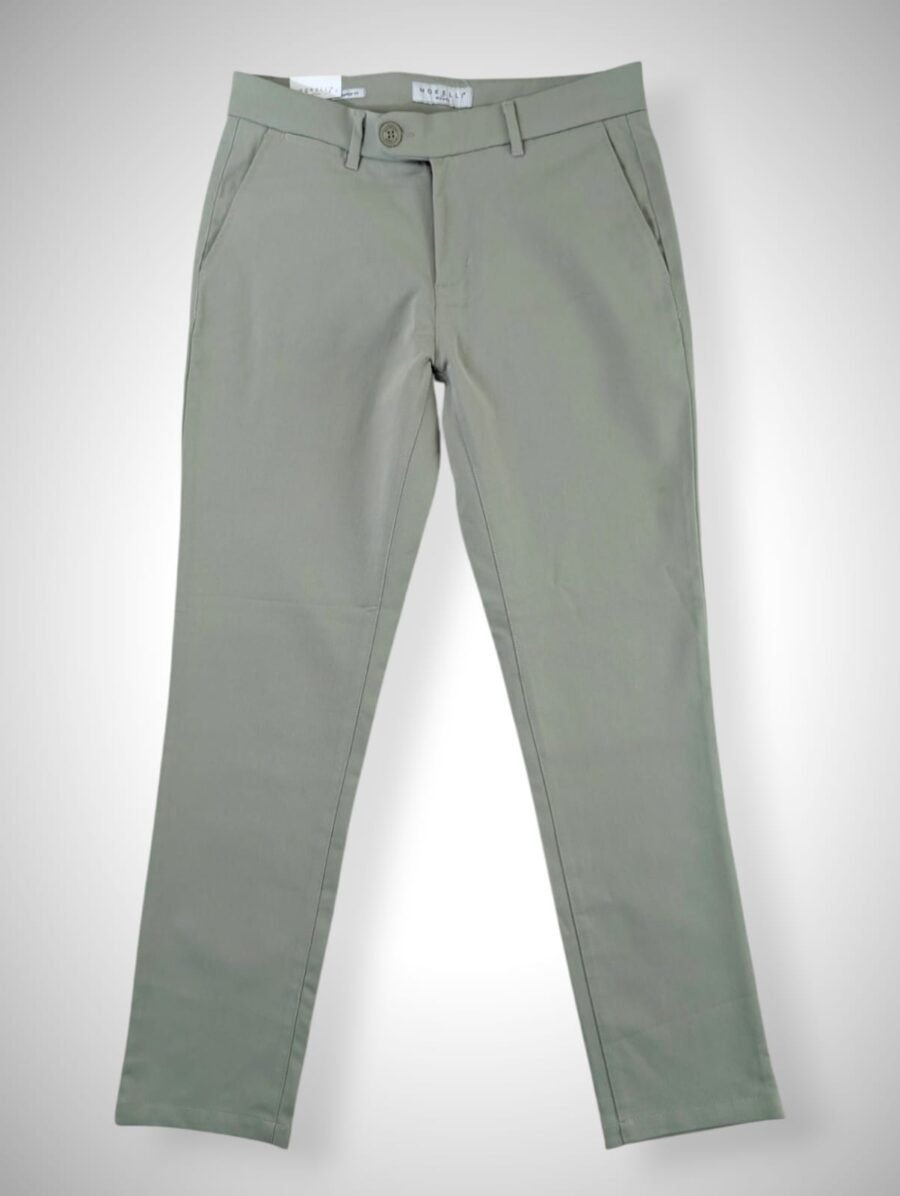 Pantalón chino MORELLI de vestir para hombres, corte narrow fit (similar al slim fit), strech, pantalones chinos