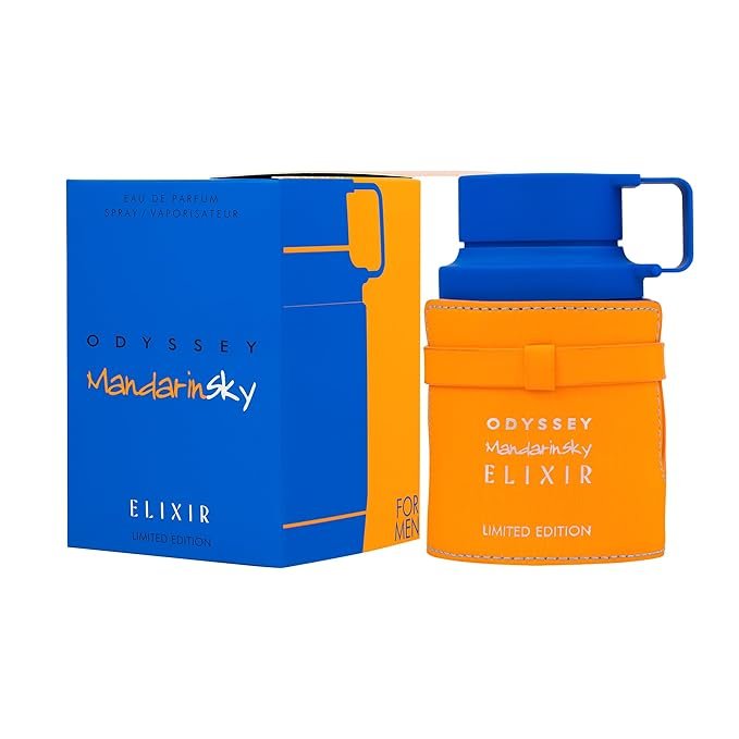 AILIBOTE Odyssey Mandarin Sky Elixir Edición Limitada para Hombres -EDP Spray,3.4 onzas, Odyssey - Mandarinsky Edición Limitada