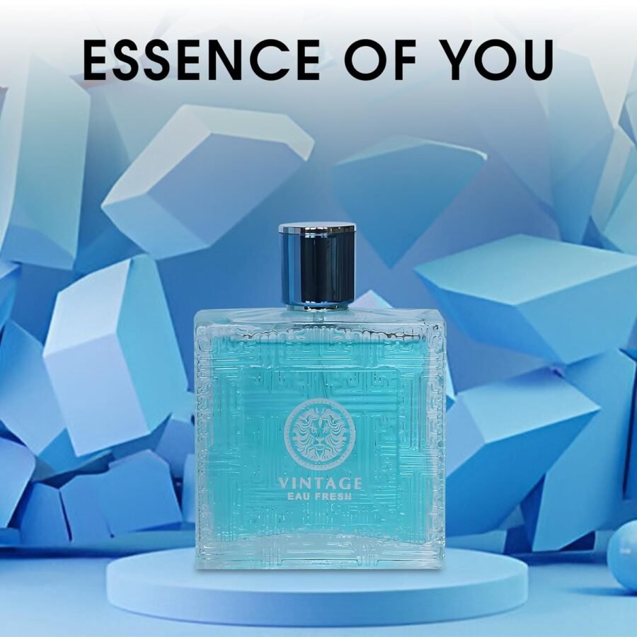 Colonia Masculina Eau De Parfume Spray Natural Vintage Perfume para Hombre con Aroma Frutal Cálido y Floral 3.4 Onzas Líquidas Fragancia de Larga Duración