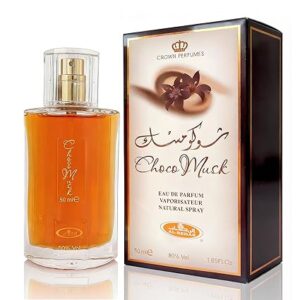 Choco Musk Colonia para Hombre - Eau de Toilette de Chocolate Rico y Almizcle, Perfume de Aroma Duradero para Hombre, Botella Elegante, Fragancia de 1.65 Fl Oz para Ocasiones Refinadas