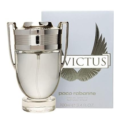 Paco Rabanne Invictus - Eau de Toilette en espray para hombre, 3.4 onzas, fragancias, perfumes