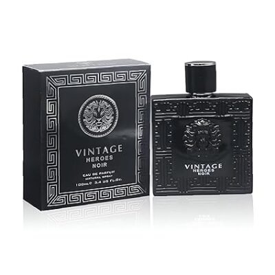 Secret Plus Vintage Heroes Noir Colonia para Hombre/Eau de Parfum Vaporizador Natural Spray 3.4 oz 3.4 fl oz / FL2397