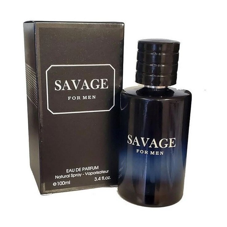 Colonia Savage para hombre - 3,4 OZ eau de parfum para hombre. Colonia informal para hombre