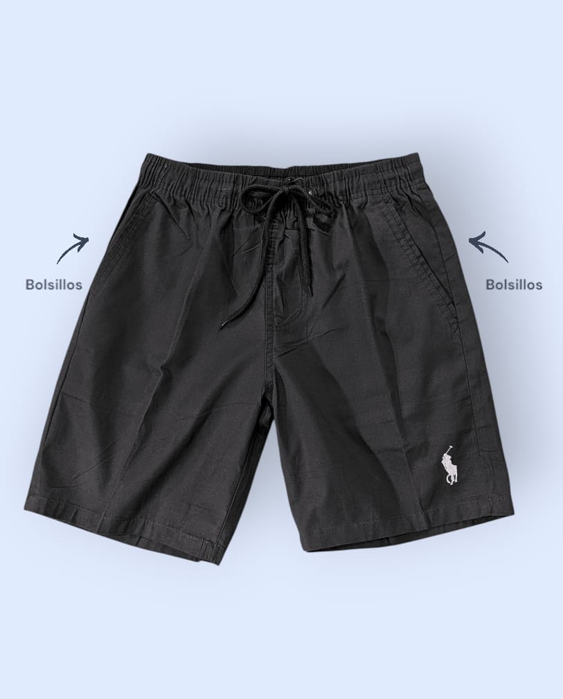 Shores Polo Bermudas impermeables para hombres, pantalones cortos, short para el verano, chores de caballeros cortos, para varones apolos (Fusionado)
