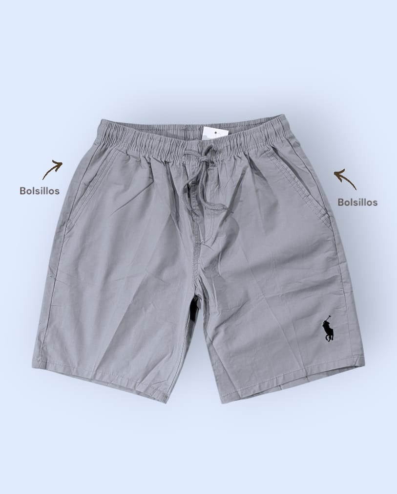 Shores Polo Bermudas impermeables para hombres, pantalones cortos, short para el verano, chores de caballeros cortos, para varones apolos (Fusionado)