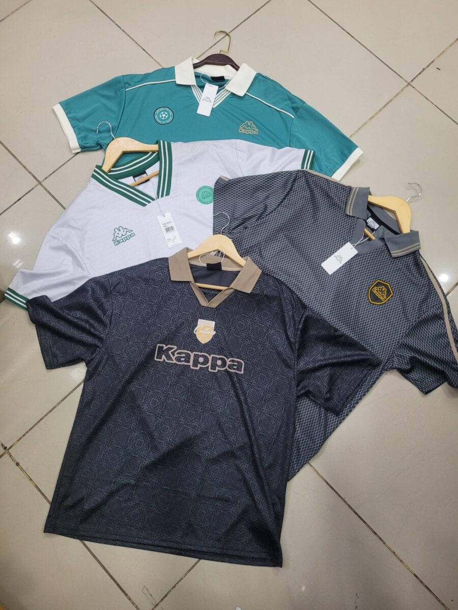 Camiseta Polo Kappa Vintage Streetwear, camisa de cuello deportiva para hombres, sport casual texturizada